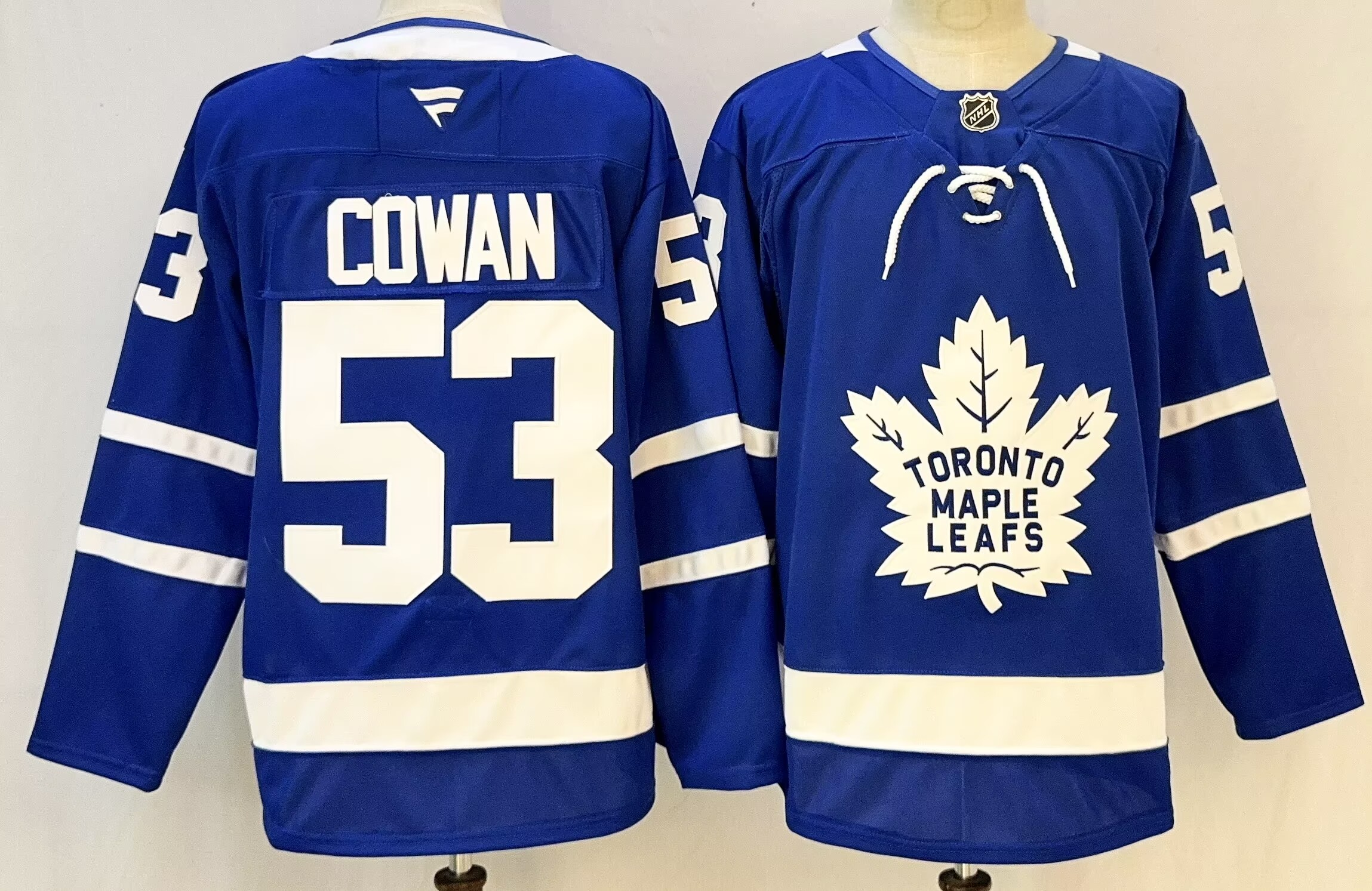 Men Toronto Maple Leafs #53 Cowan blue 2026 NHL Jersey 101901->new york islanders->NHL Jersey